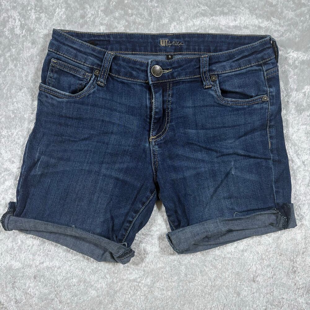 Kut From The Kloth Sz9 Blue Denim Shorts